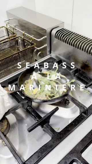 Seabass à la marinière 🐟

Fillet of seabass, shetland mussels and clams, served in a white wine sauce.

—

#foodie #instafood #sheffieldfood #sheffieldfoodies #sheffieldrestaurants